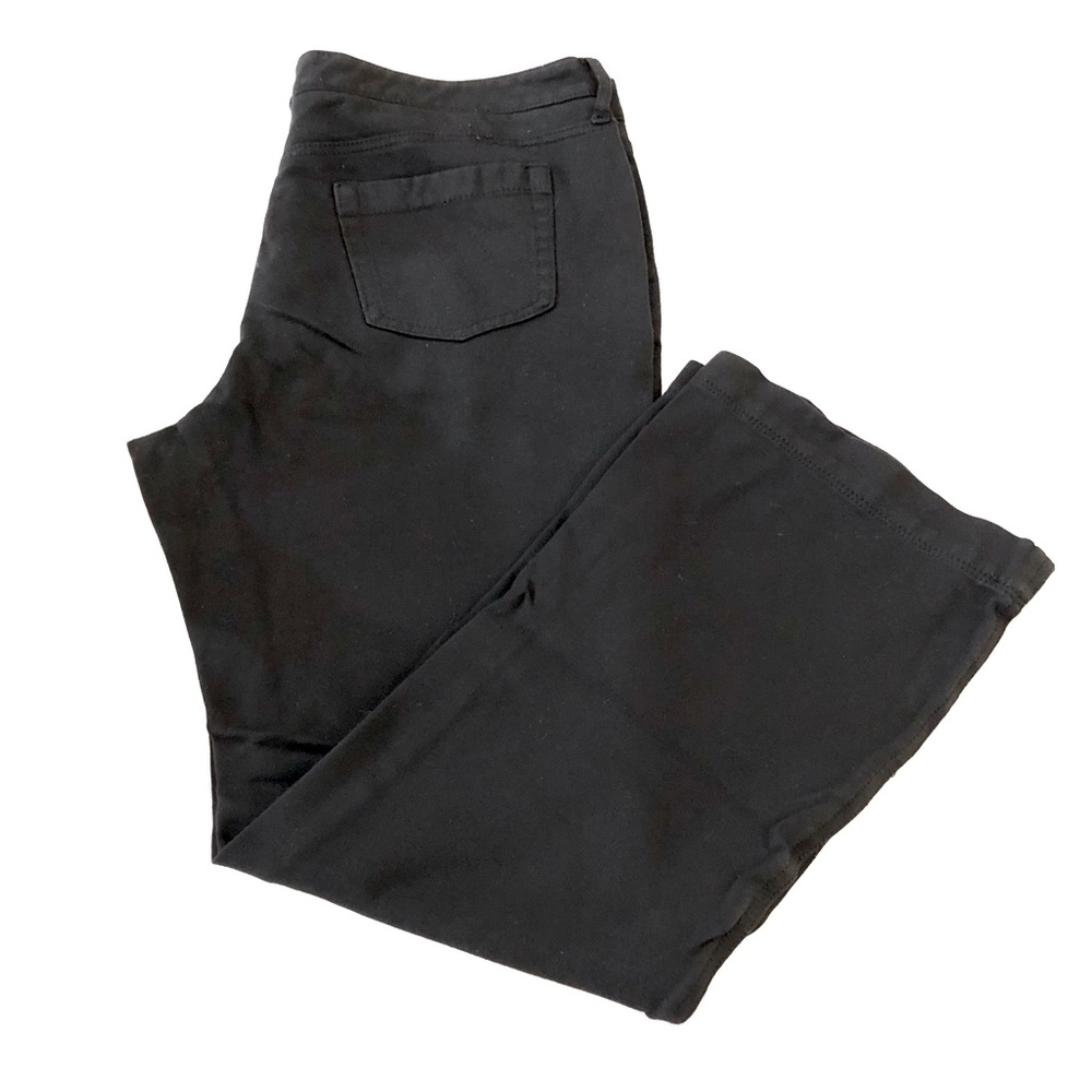NYDJ Black Wide Leg Jeans Size 16